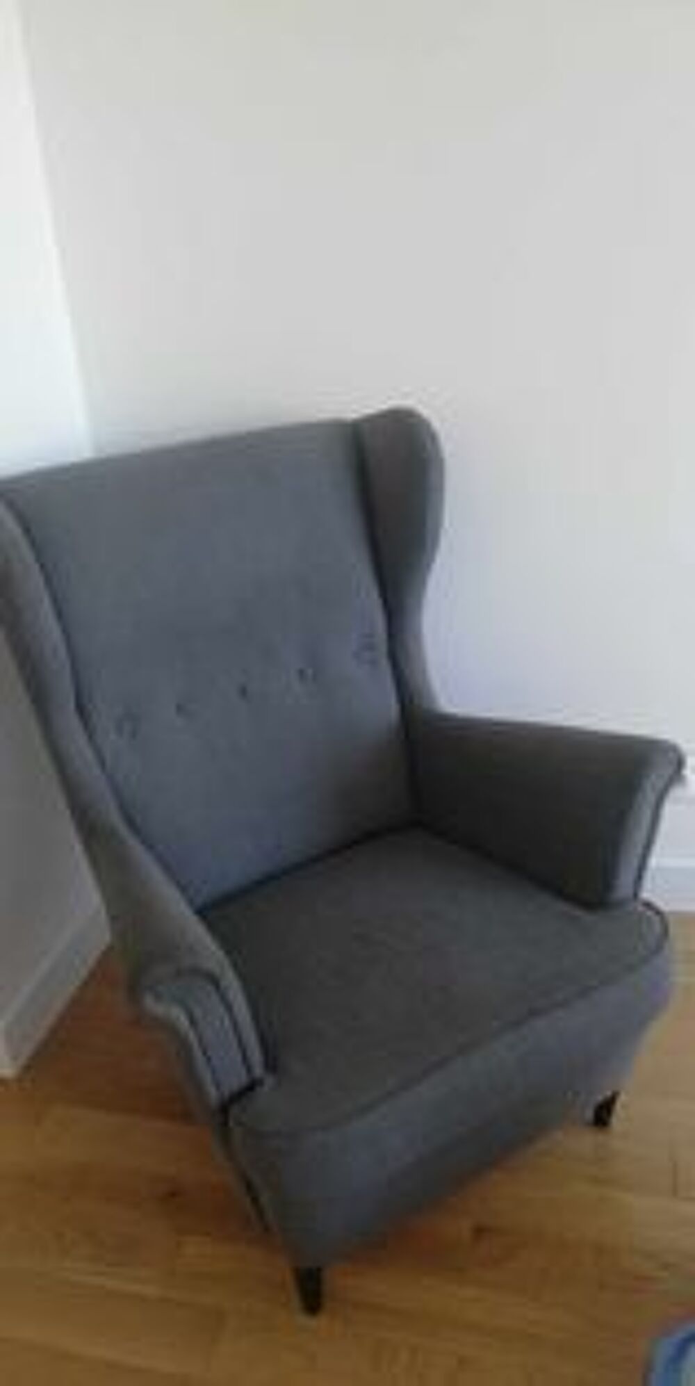 fauteuil ikea gris en bon &eacute;tat Meubles
