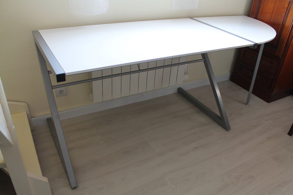 TABLE BUREAU VERRE CERAMIQUE Meubles
