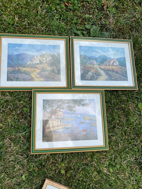 Lot de 7 cadres  d�coration  style provincial 35 Clermont (60)