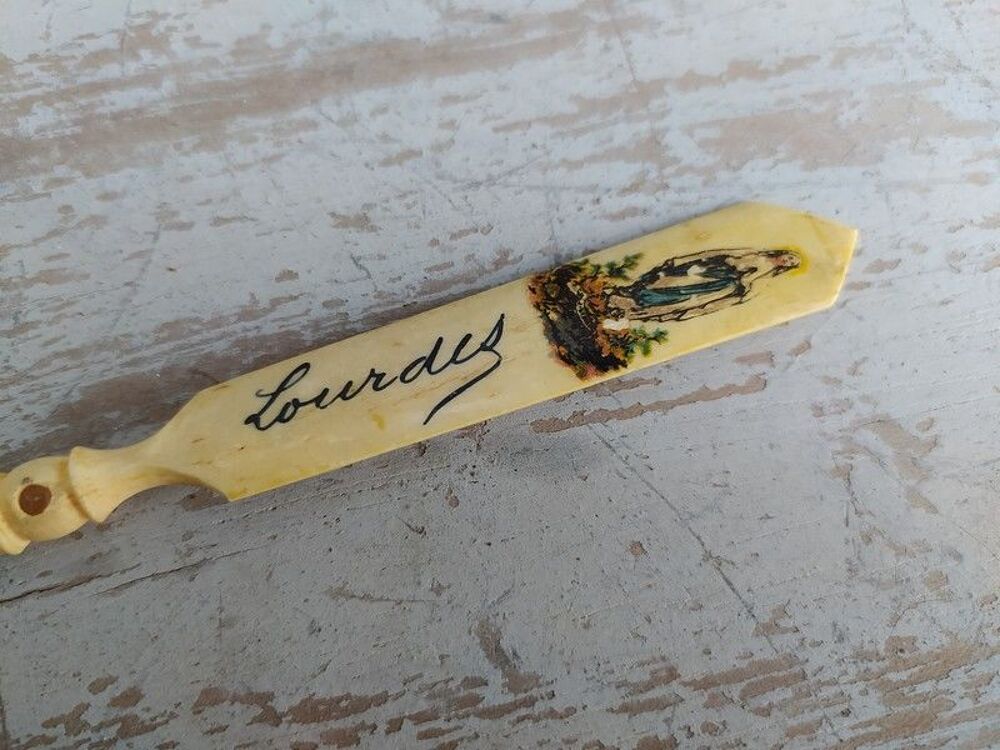 Porte Plume Souvenir de Lourdes Loupe de Stanhope Photograph 