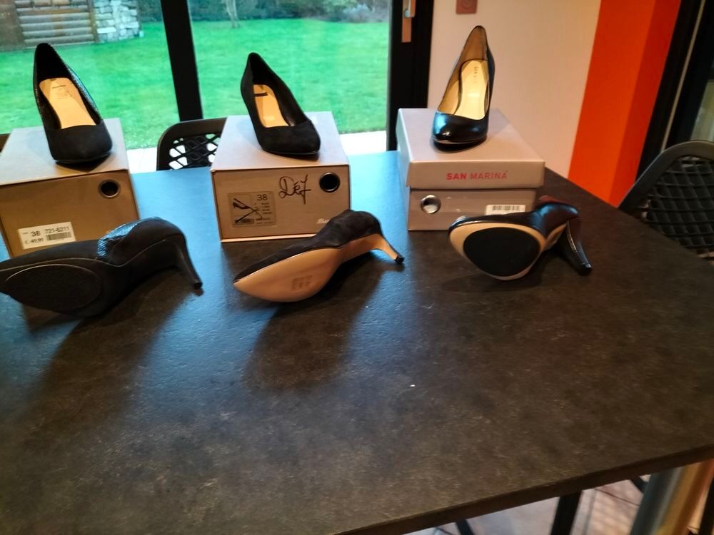 escarpins noirs et robes Chaussures