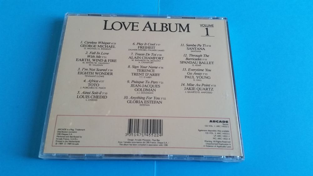 LOVE ALBUM VOL.1 * CD CD et vinyles