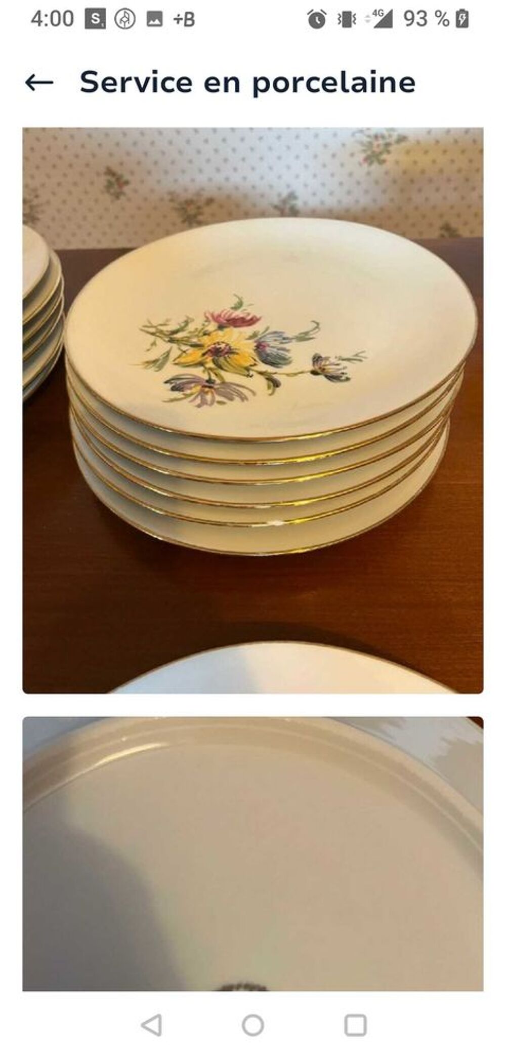 service en porcelaine de Limoges Meubles