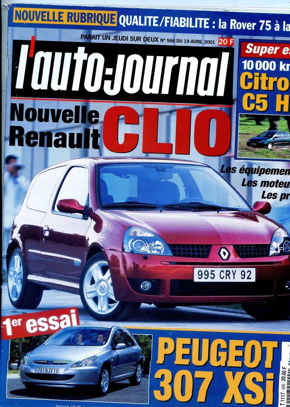 Nouvelle RENAULT Clio - l'AUTO-JOURNAL N&deg;566, Livres et BD