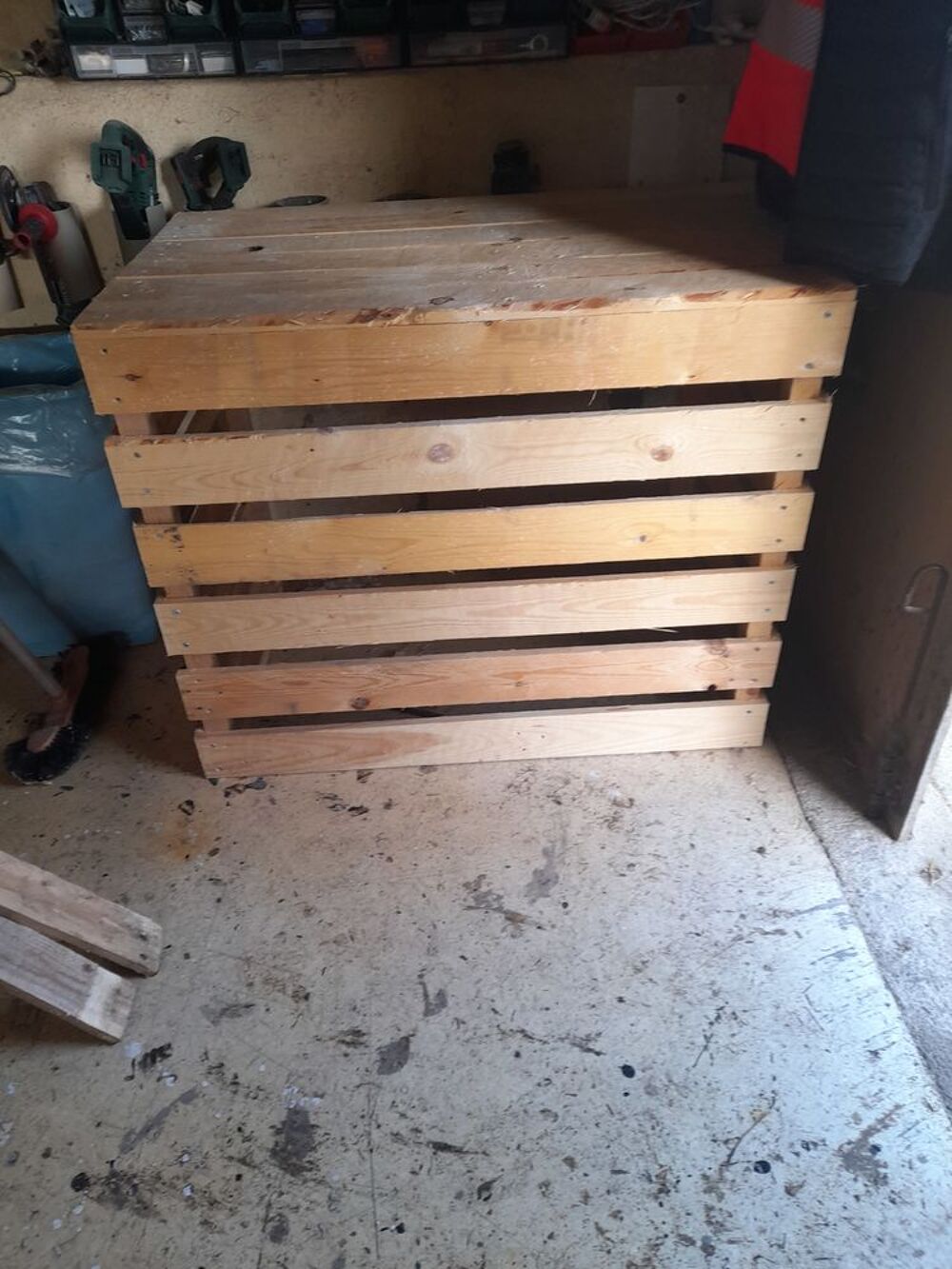 Caches clim en bois recycl&eacute; Jardin
