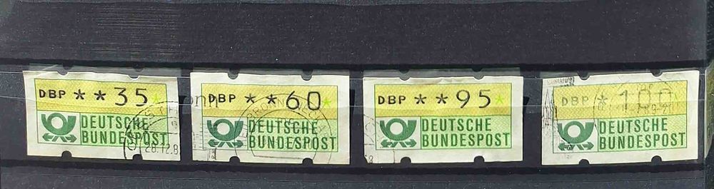 S&eacute;rie de timbres de collection d'Allemagne bis 