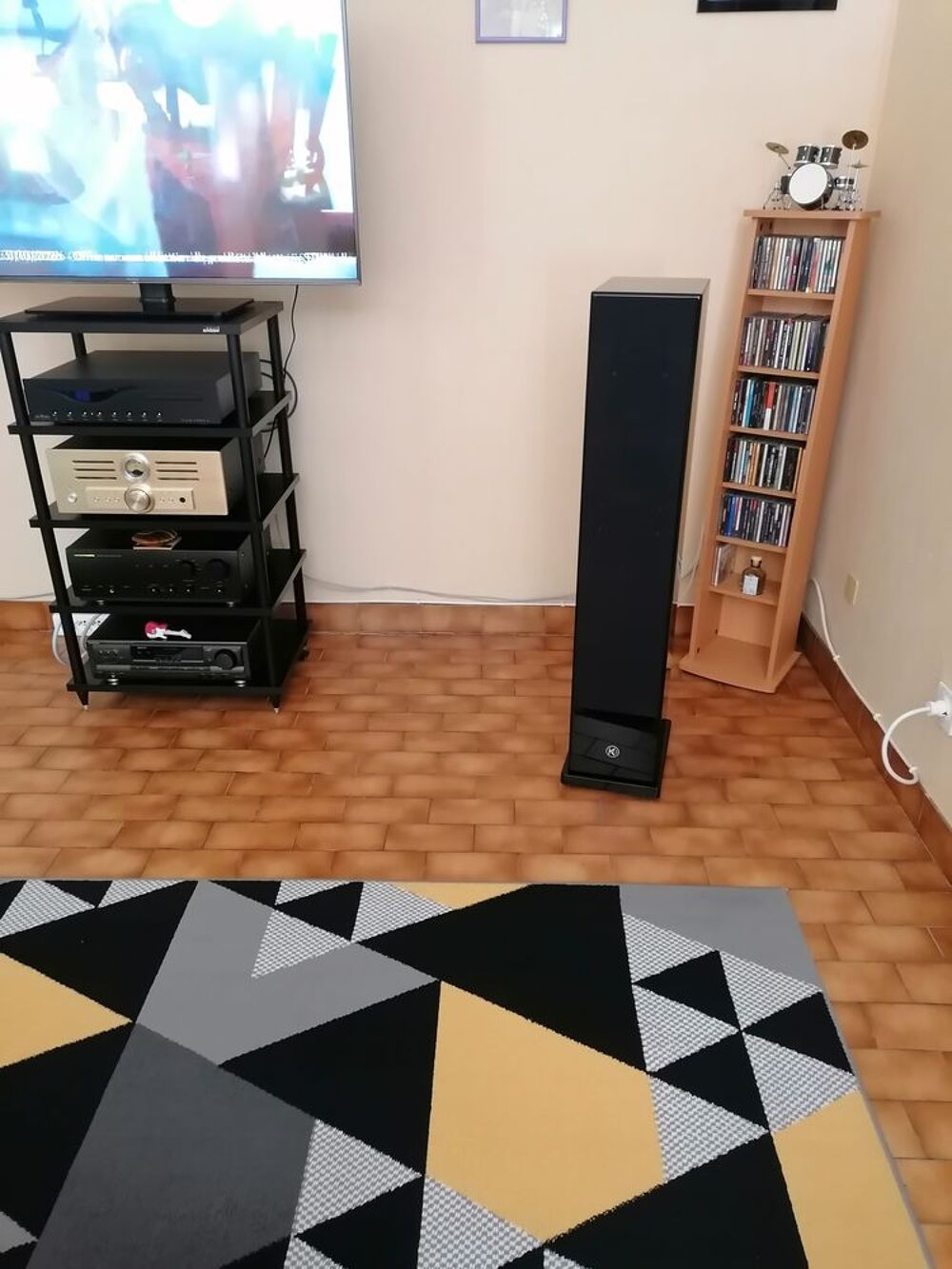 Enceintes KELINAC 714 MG laqu&eacute;e Noire Audio et hifi