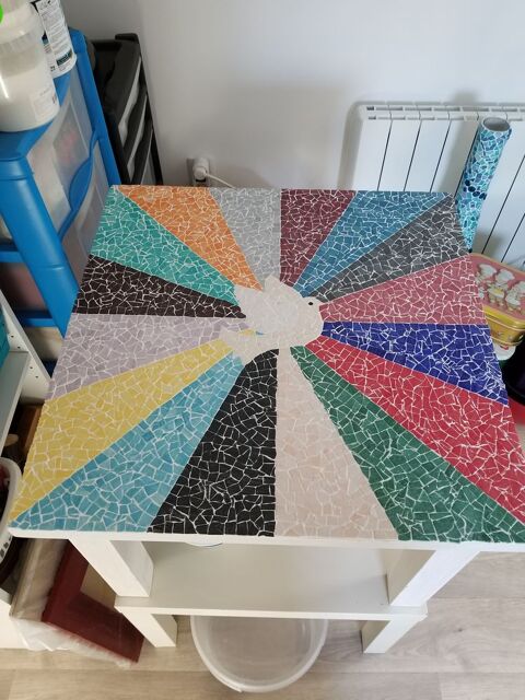 Table basse en mosaïque 100 Ozouer-le-Voulgis (77)