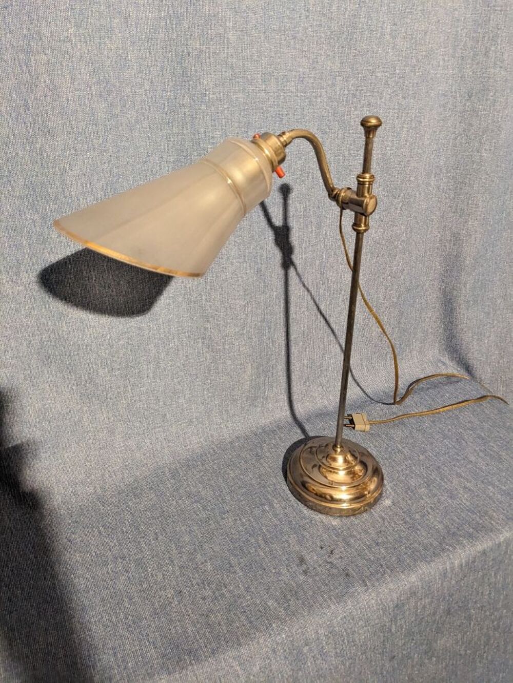 Lampe d'Horloger tulipe guariche 1950 d&eacute;but du si&egrave;cle dernie Décoration