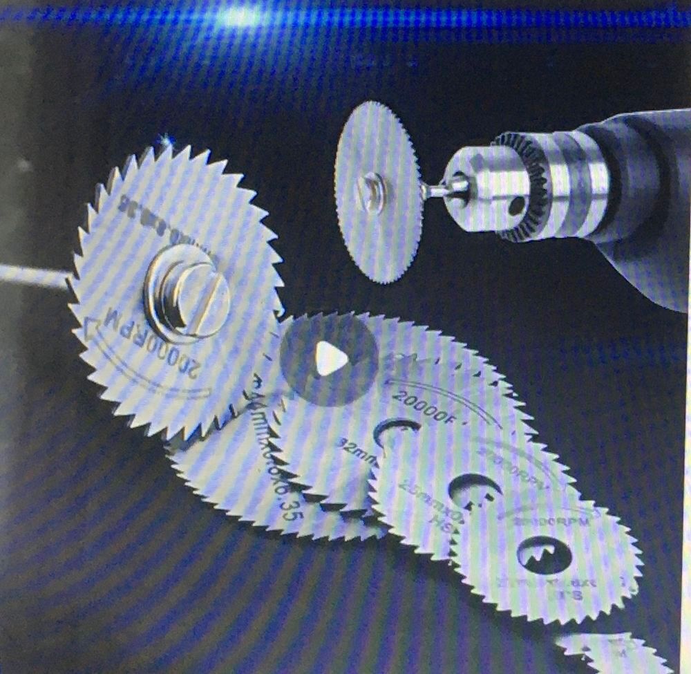 6 accessoires lames de scies circulaires HSS neuves Bricolage