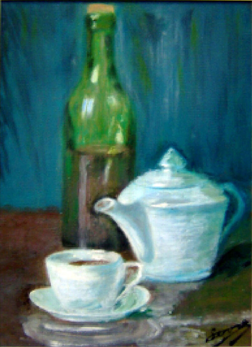 lot de 2 tableaux &agrave; l'huile non encadr&eacute;s au choix
Décoration