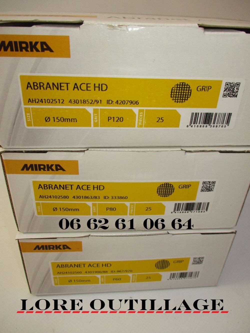 MIRKA ABRANET ACE HD - Abrasif 150 mm Bricolage