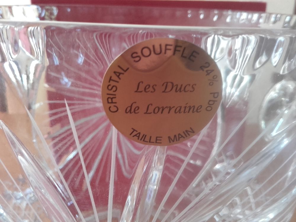 Seau &agrave; champagne en cristal Décoration