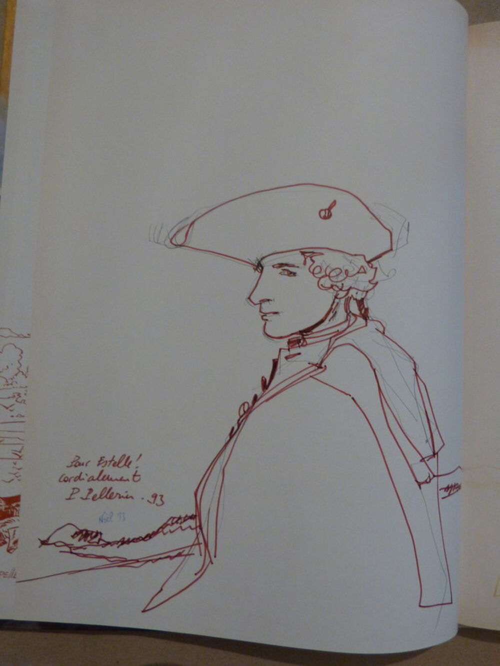 BD BARBE ROUGE d&eacute;dicac&eacute;e P. PELLERIN Livres et BD