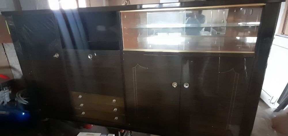 Mebles Enfilade vitre en milieu style vintech 