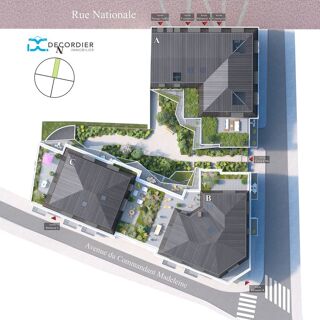  Appartement � vendre 3 pi�ces 69 m�