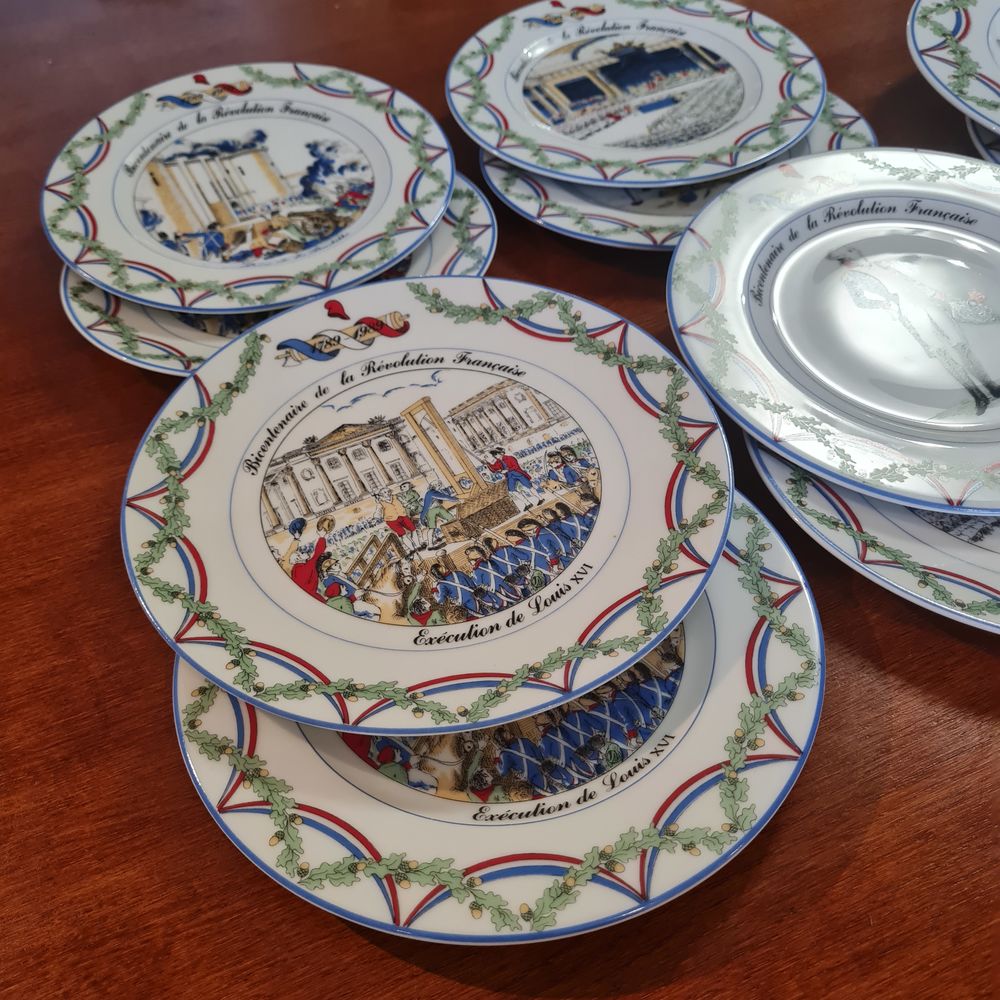 Edition limit&eacute;, Assiette Bicentenaire de la R&eacute;volution Fran&ccedil; 