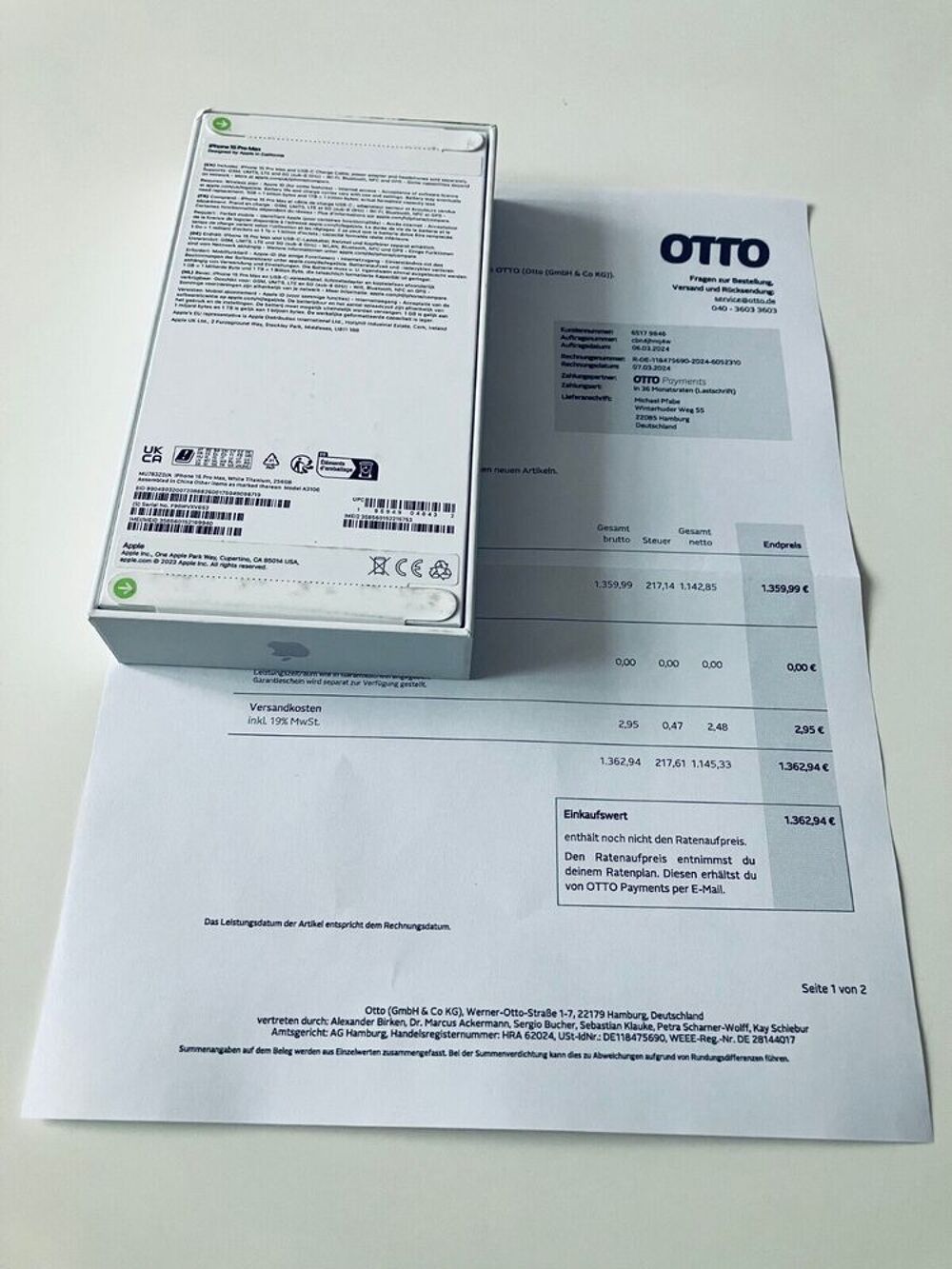 Apple iPhone 15 Pro Max scell&eacute; T�l�phones et tablettes