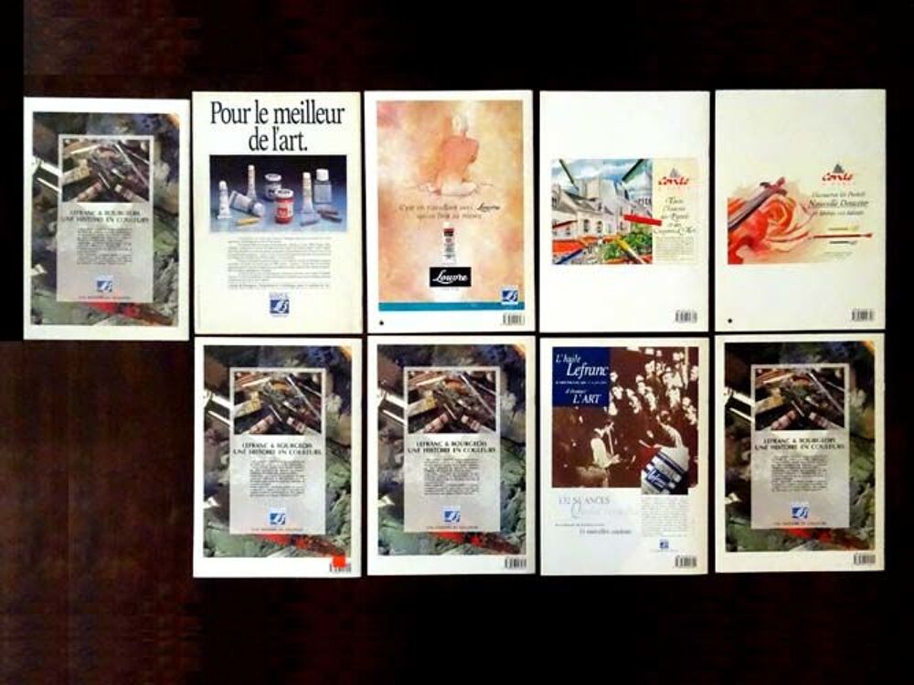 Livres artistique, &eacute;ditions VINCIANA, lot de 9, TBE Livres et BD