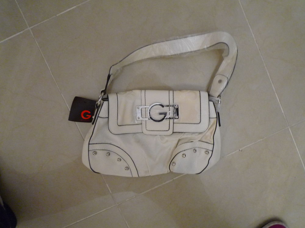 sac guess neuf authentique blanc 