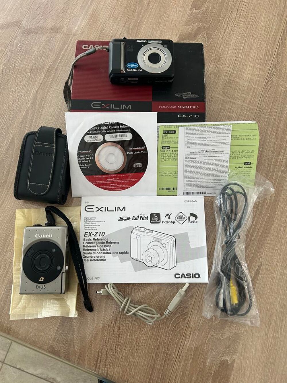 deux appareil photo un marque canon et casio tr&egrave;s bon &eacute;tat Photos/Video/TV