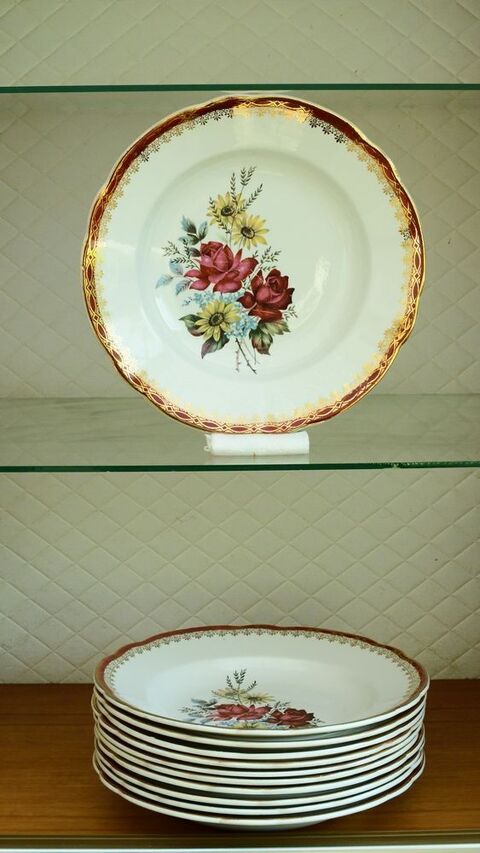 assiettes plate et creuse 15 Provin (59)