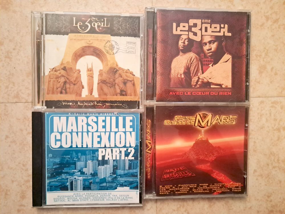 Lot 28 Cd Rap fran&ccedil;ais - Plan&egrave;te Marseille / sud de la Franc CD et vinyles