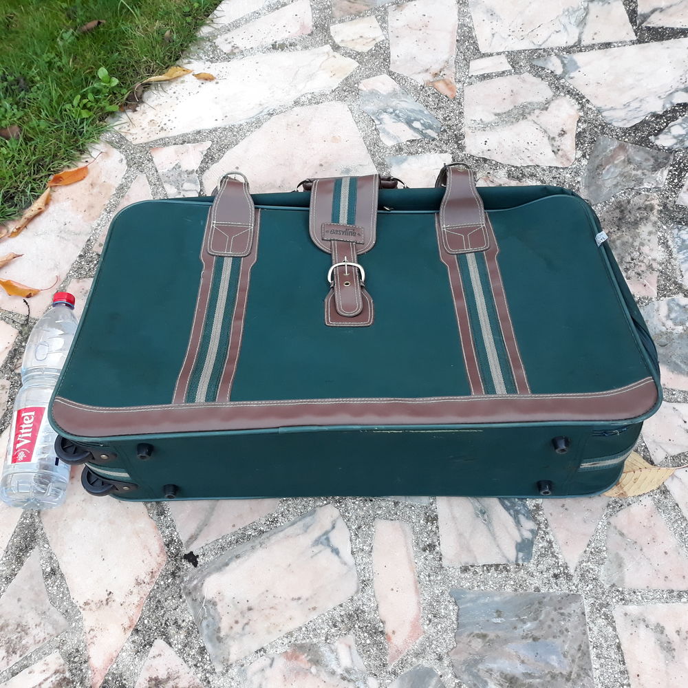 VALISE-VALISE A ROULETTE-VALISE EN Toile-VALISE 70 cm Maroquinerie