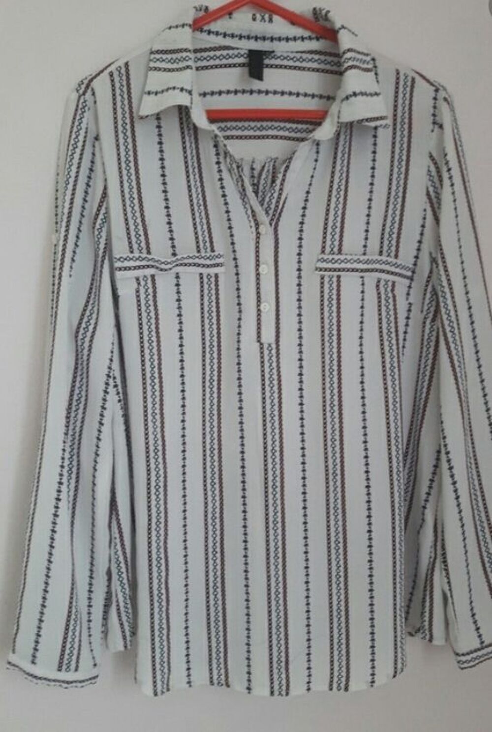 Chemise taille XL &agrave; rayures Vêtements