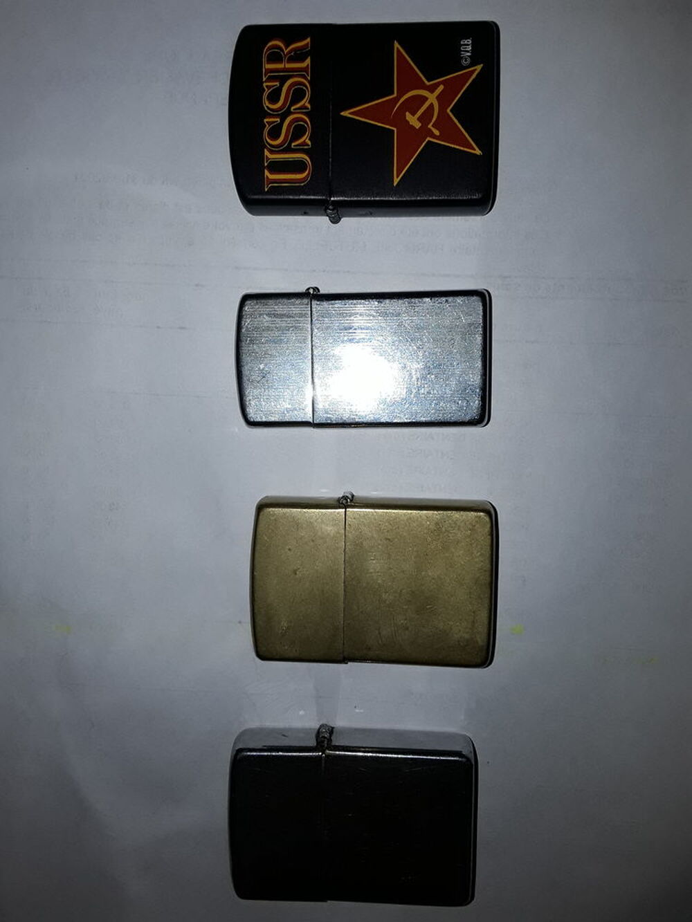 Briquets de collection ZIPPO 