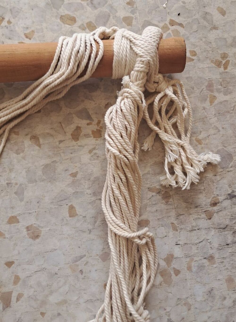 fauteuil hamac chaise suspendue en corde neuf, jamais mont&eacute; Jardin