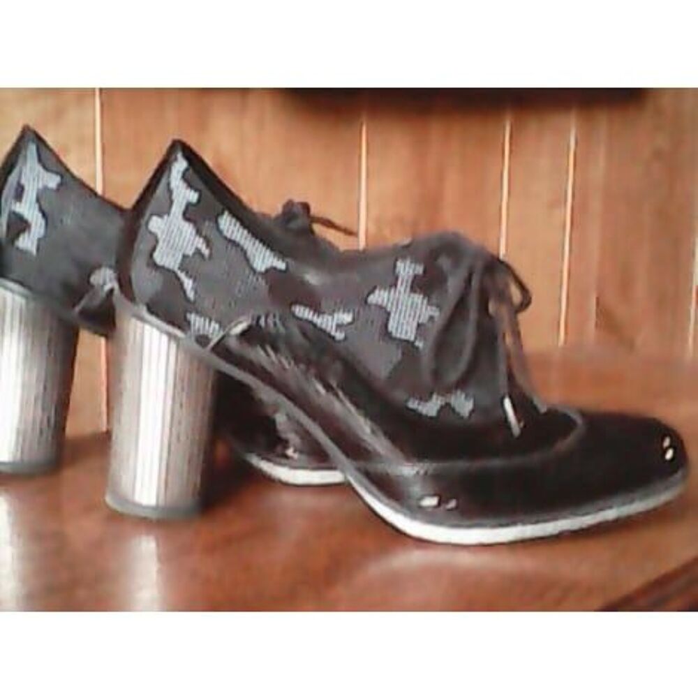 Derbies M&eacute;tayer vernis noir T 40 Chaussures
