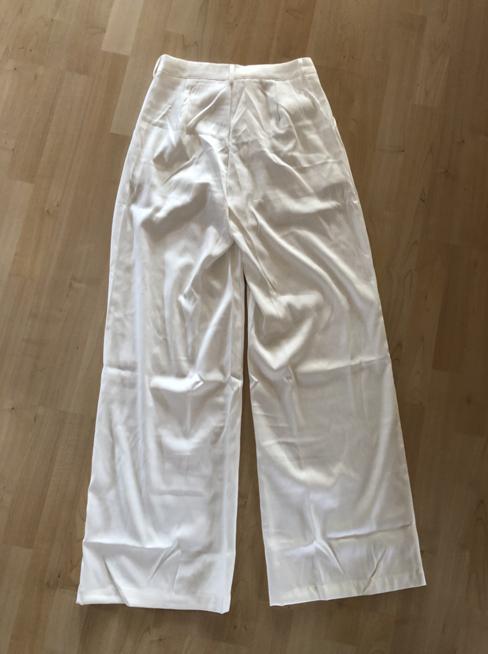 Pantalon &agrave; pinces cr&egrave;me femme taille 38 neuf Vêtements