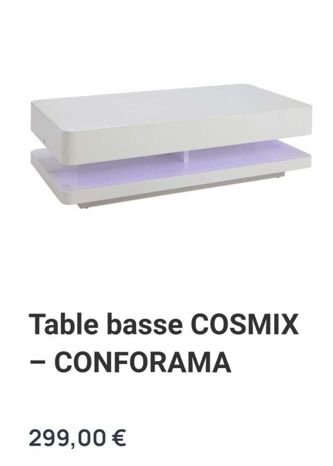 Table basse cosmix 100 Clichy (92)
