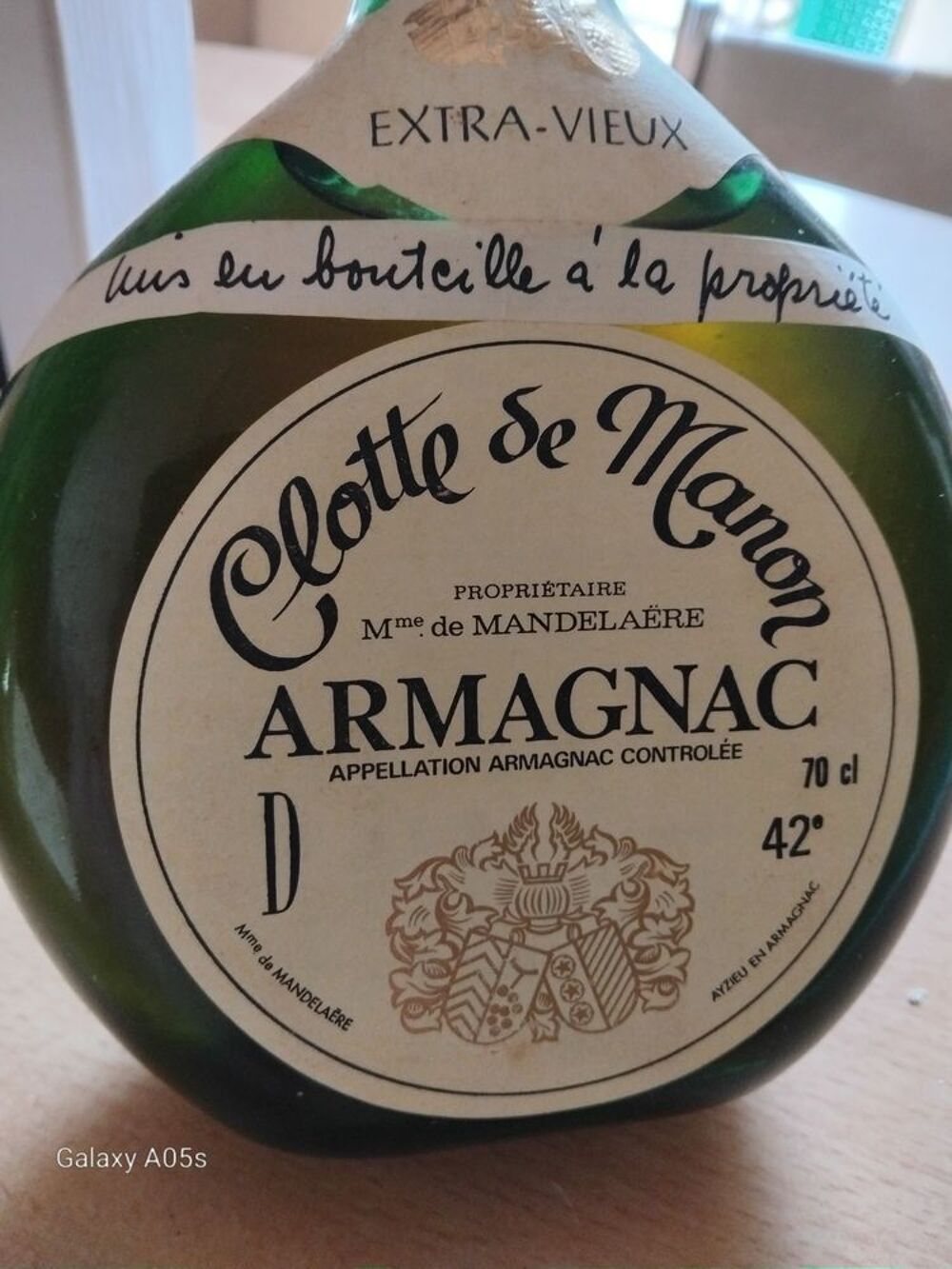 Bas Armagnac Clotte de Manon - Ancienne bouteille carton 