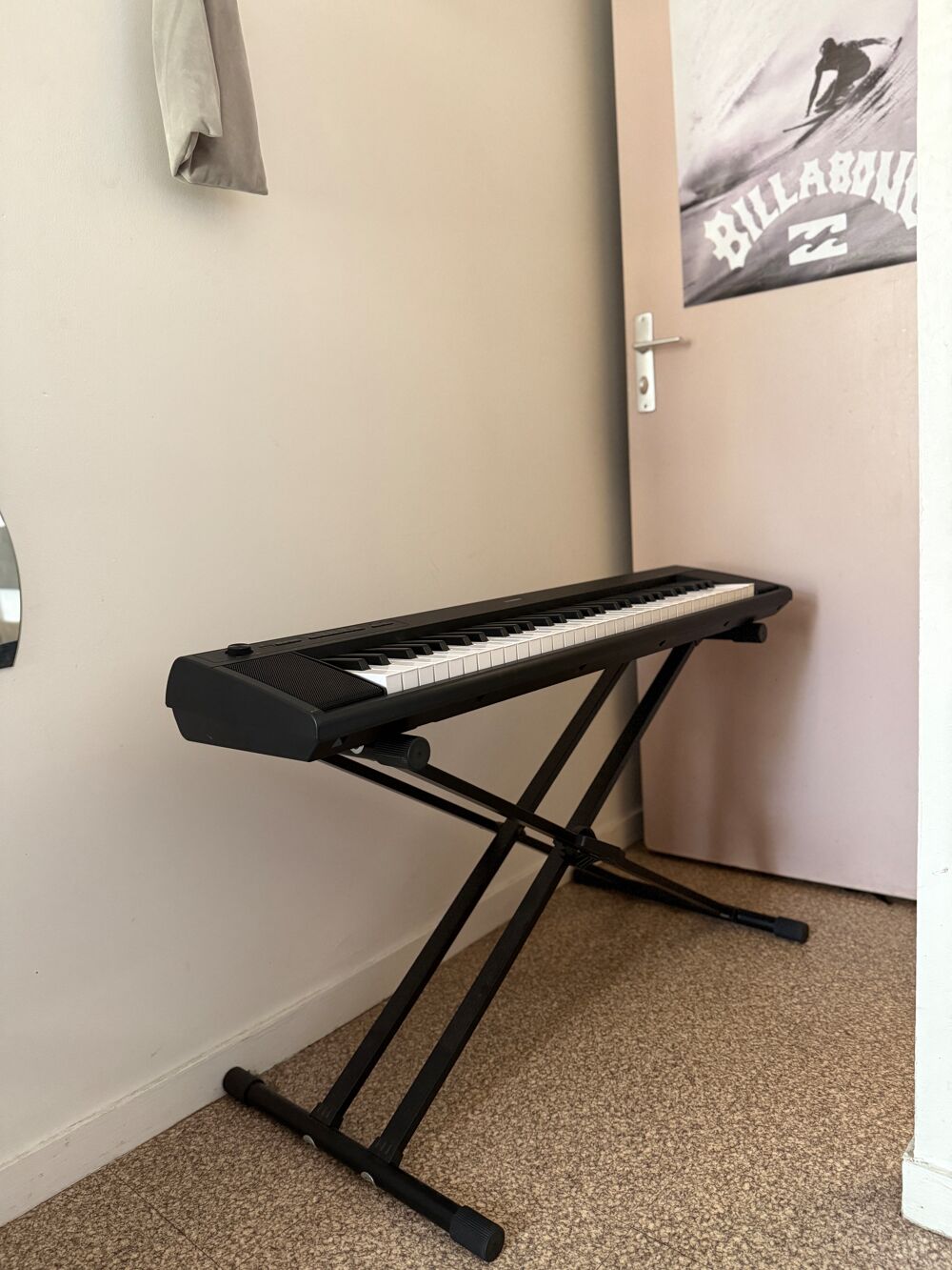 Clavier Yamaha NP-12 + support double Ibiza Sound �" Tr&egrave;s bon &eacute;tat Instruments de musique