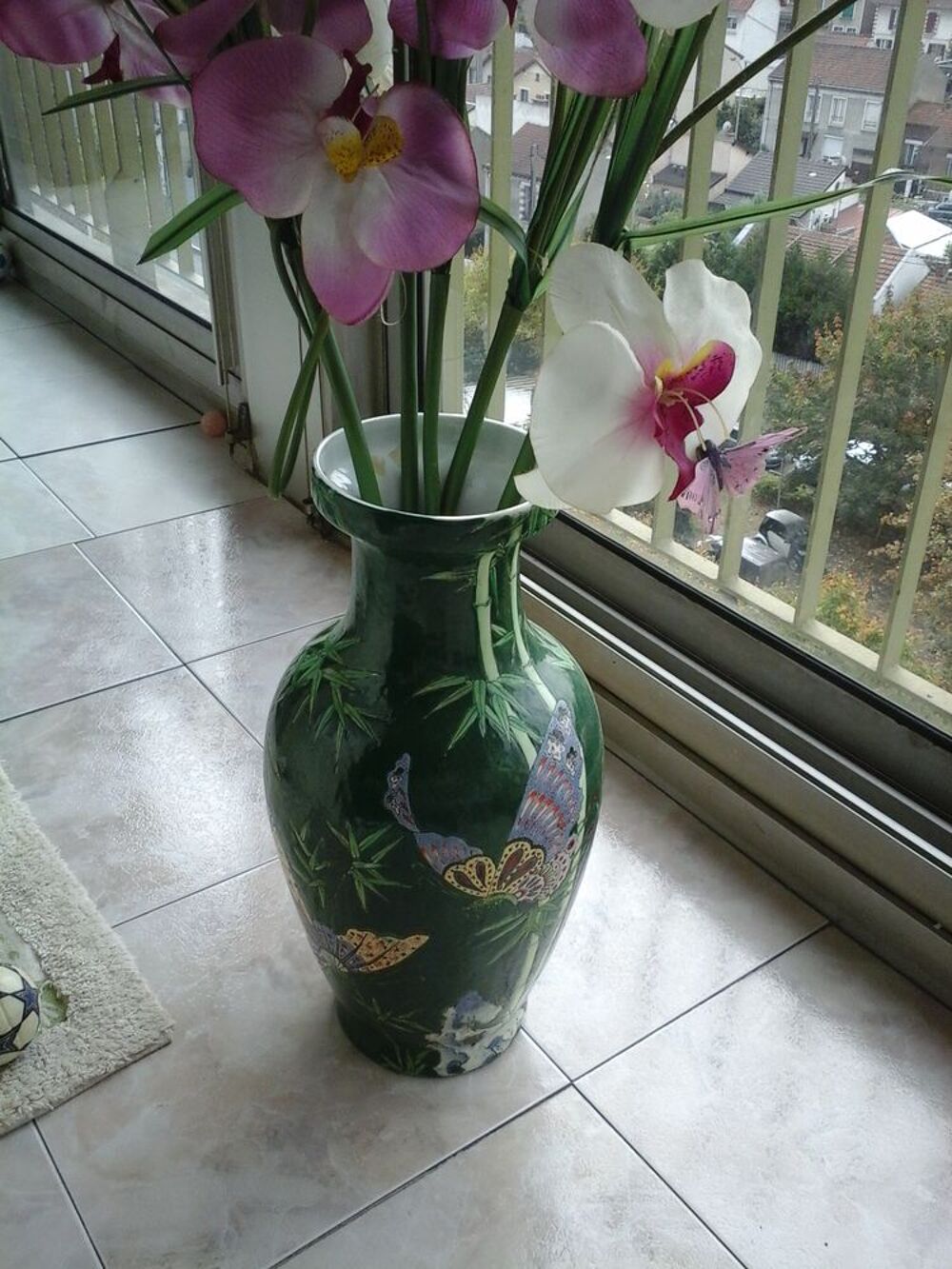 Potiche balustre Japonaise XX &egrave;me si&egrave;cle Décoration