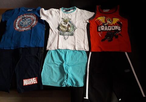 6 ans 3 ensembles star wars marvel dragon tee-shirt débardeu 8 Saint-Menges (08)