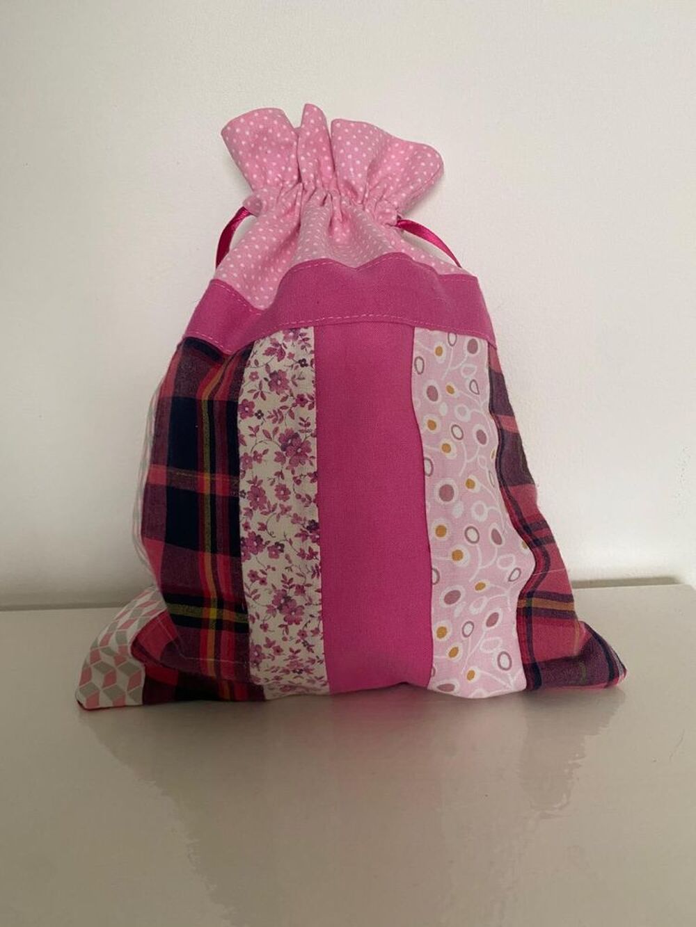 SAC POCHON A COULISSES * FAIT MAIN * IDEAL CADEAU Décoration