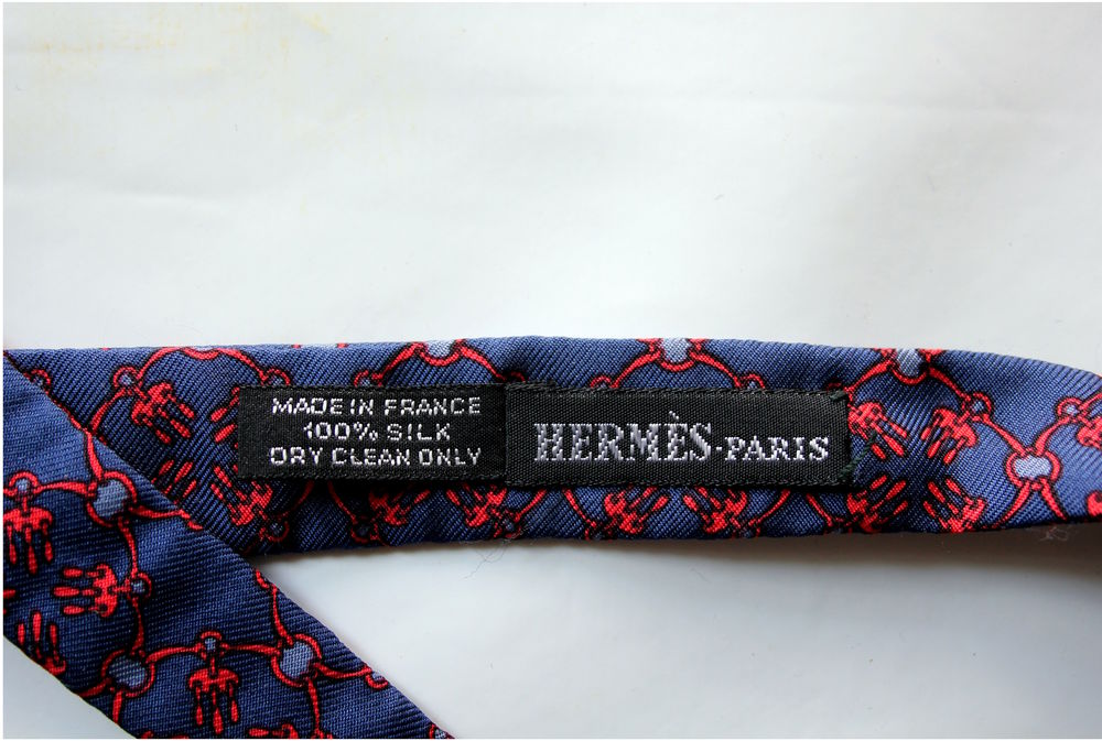 N?ud papillon soie Trident HERMES Vêtements