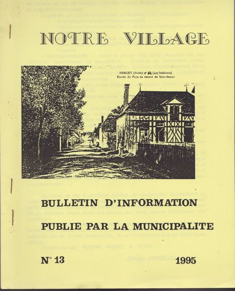 15 bulletins d'information annuels publis par la municipali 10 Ervy-le-Chtel (10)
