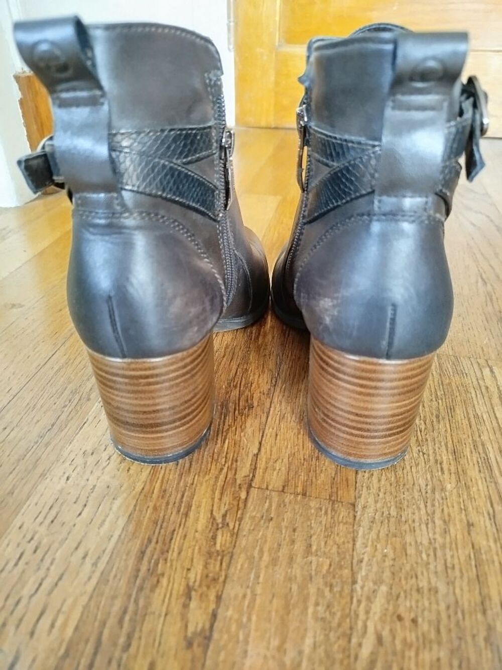 Bottines cuir marron Tamaris T 38 Chaussures