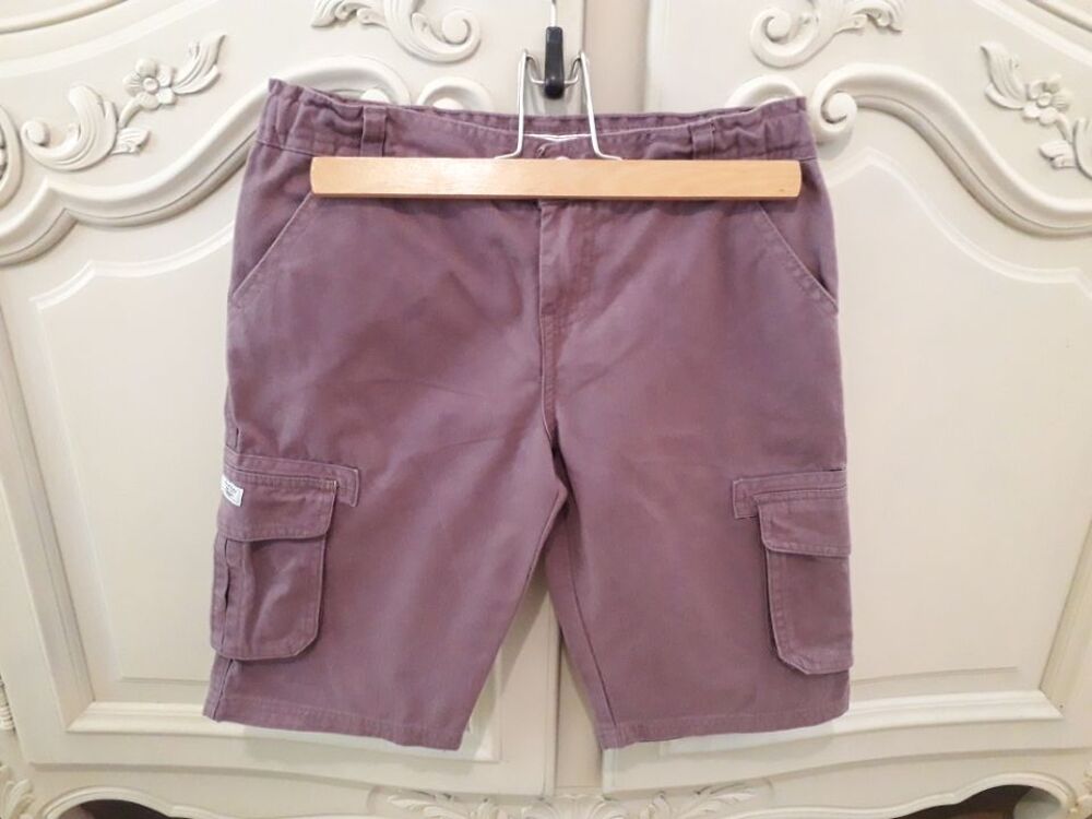 Bermuda parme Cyrillus 12 ans - TBE Vêtements enfants