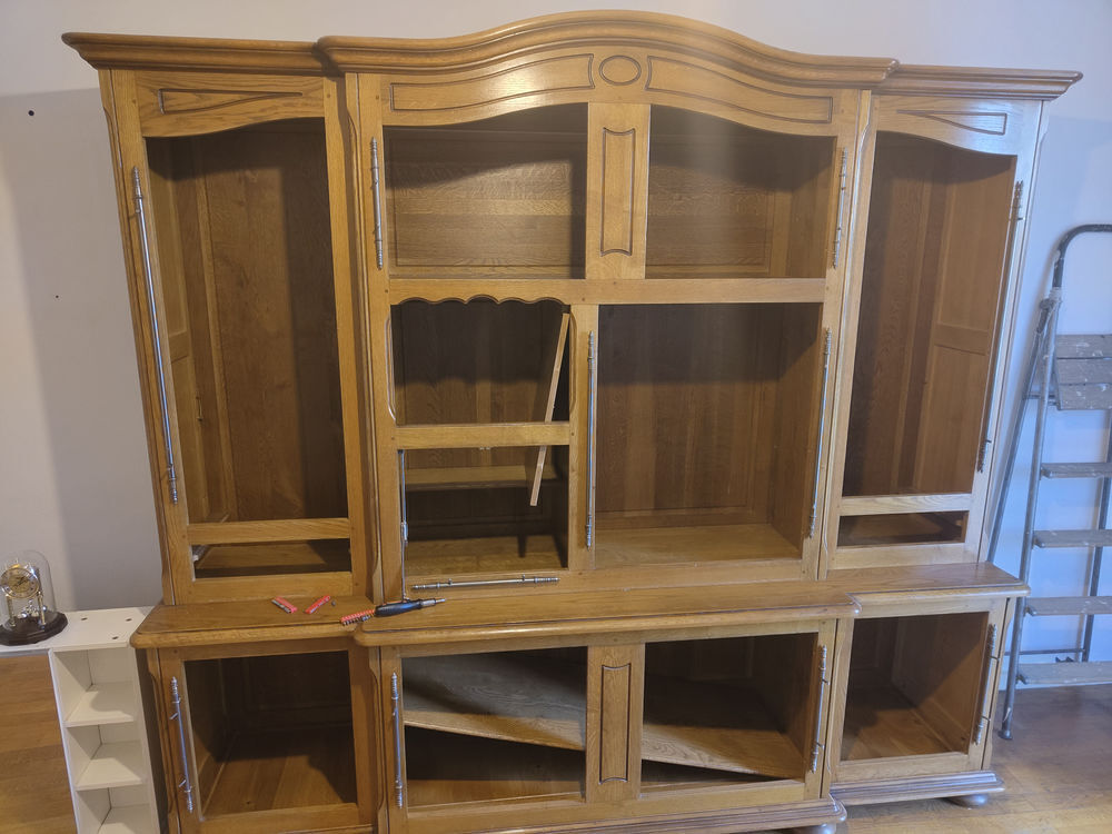 Grand vaisselier Armoire de salon en ch&ecirc;ne Meubles