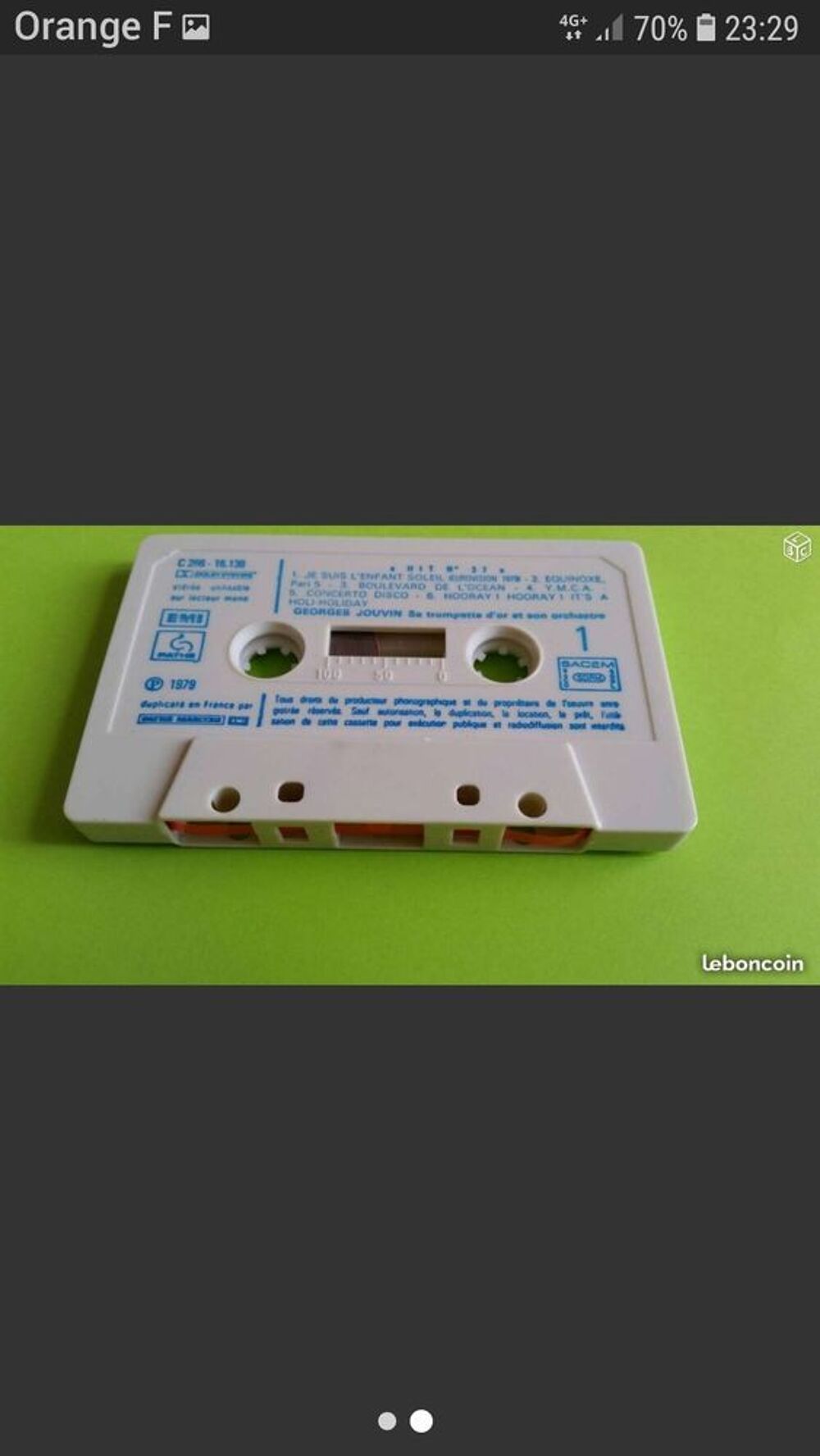 HIT " JOUVIN " 37 * CASSETTE AUDIO * CD et vinyles