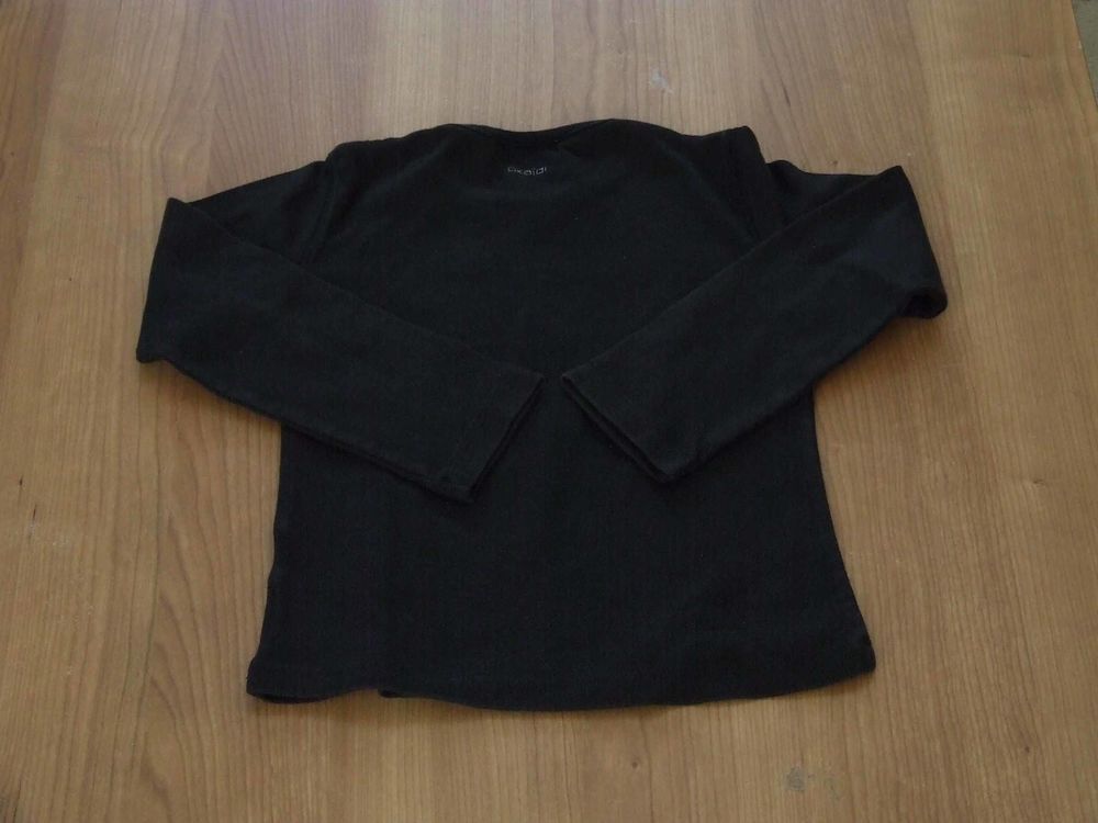 Tee-shirt manches longues, OKAIDI, Noir, 7&nbsp;ans, TBE Vêtements enfants