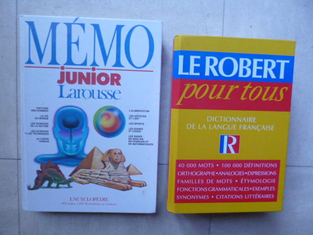 dictionnaires ROBERT et LAROUSSE - zoe Livres et BD