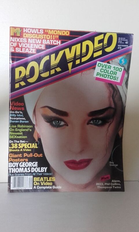 Rock Video N�5 - September 1984 (US Magazine) avec Boy Georg 30 Angers (49)