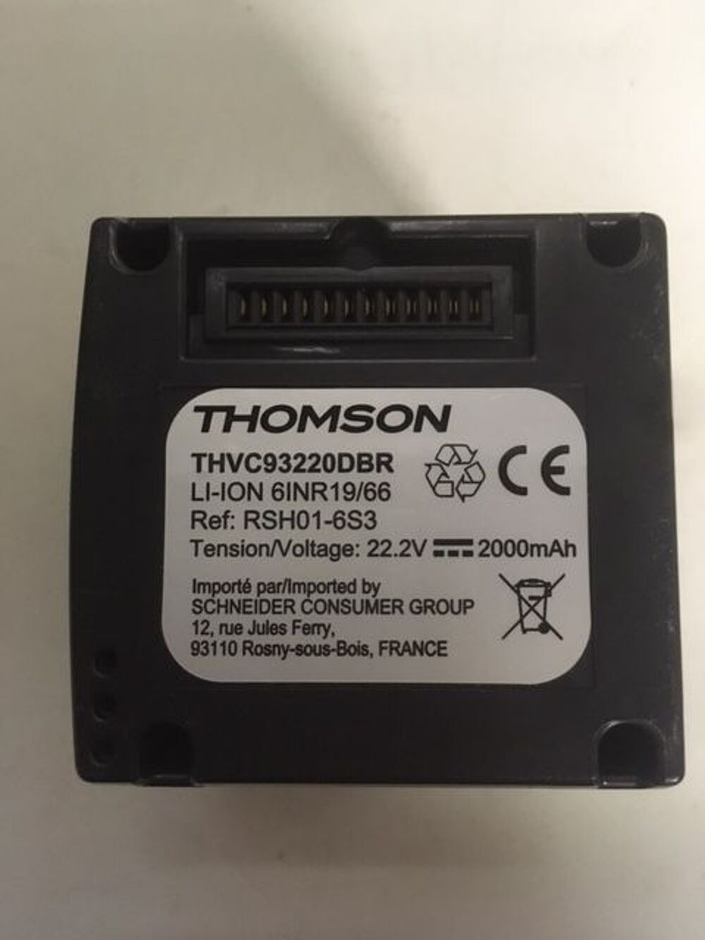batterie pour aspirateur Electromnager