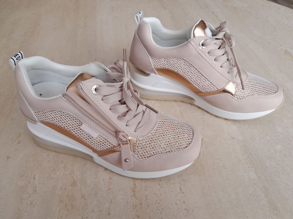 Basket compens&eacute;e 6 cm XTI Urban Chaussures